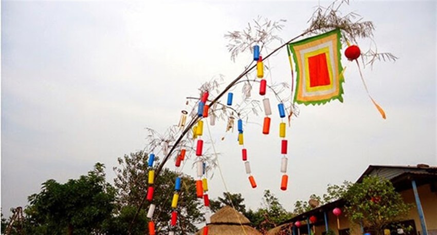 Sự tích cây Nêu ngày Tết