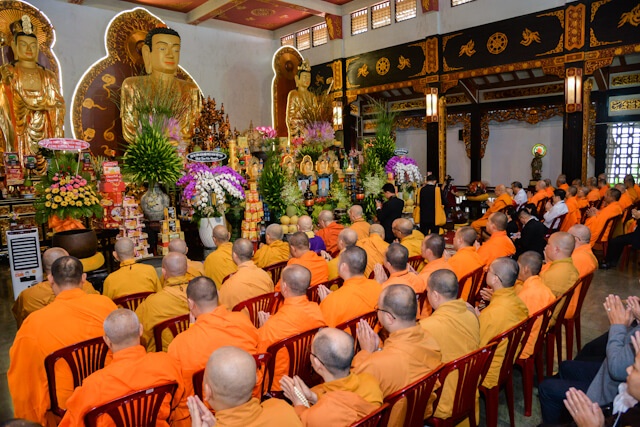 Nghi thức làm lễ cầu an ở chùa