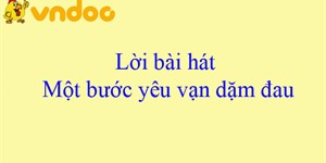 Lời bài hát Một bước yêu vạn dặm đau - Mr. Siro