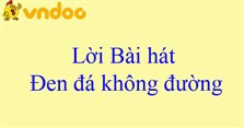 Lời bài hát Đen đá không đường - Amee