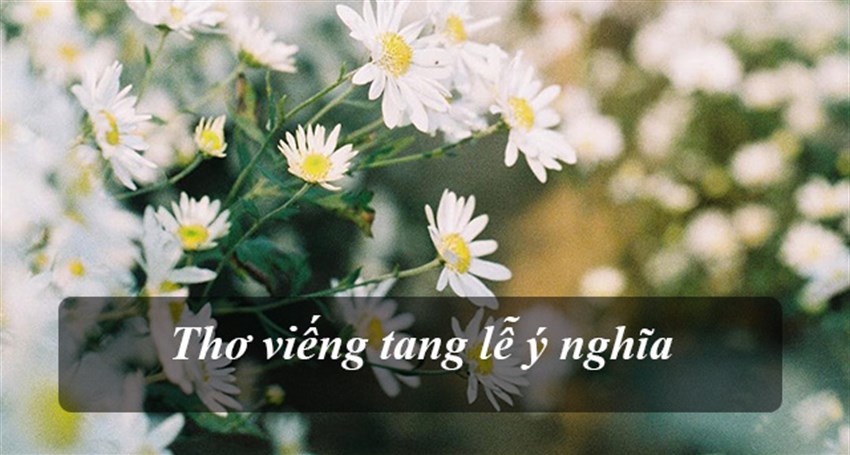 Thơ viếng tang lễ