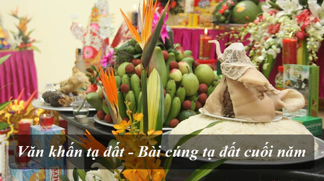 Bài cúng tạ đất cuối năm