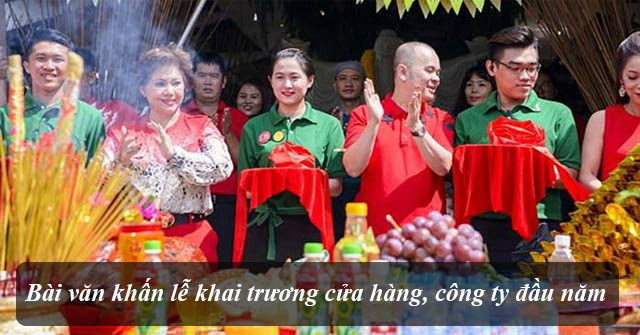 Cúng khai trương đầu năm