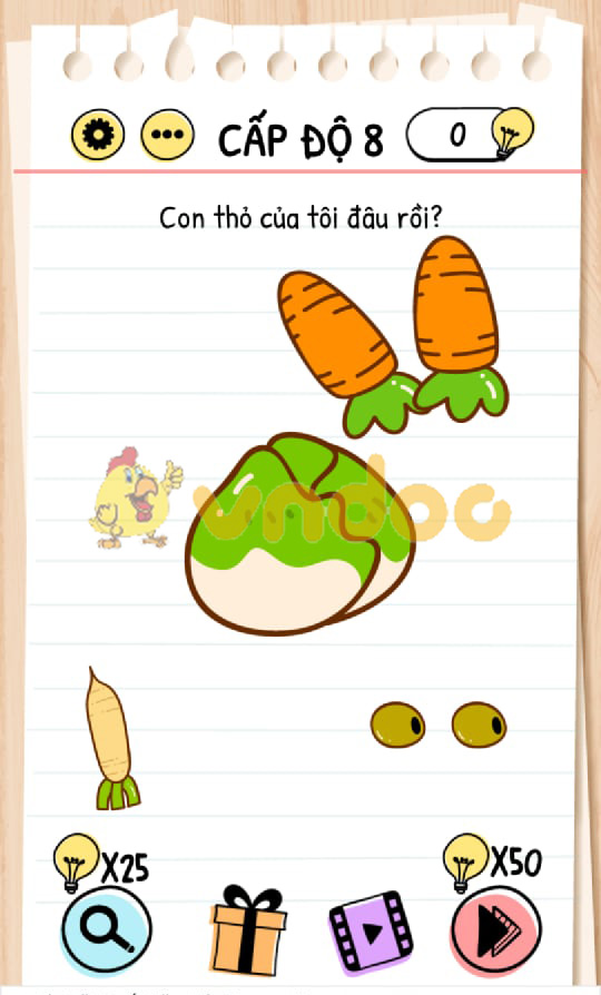 Đáp án Brain Test