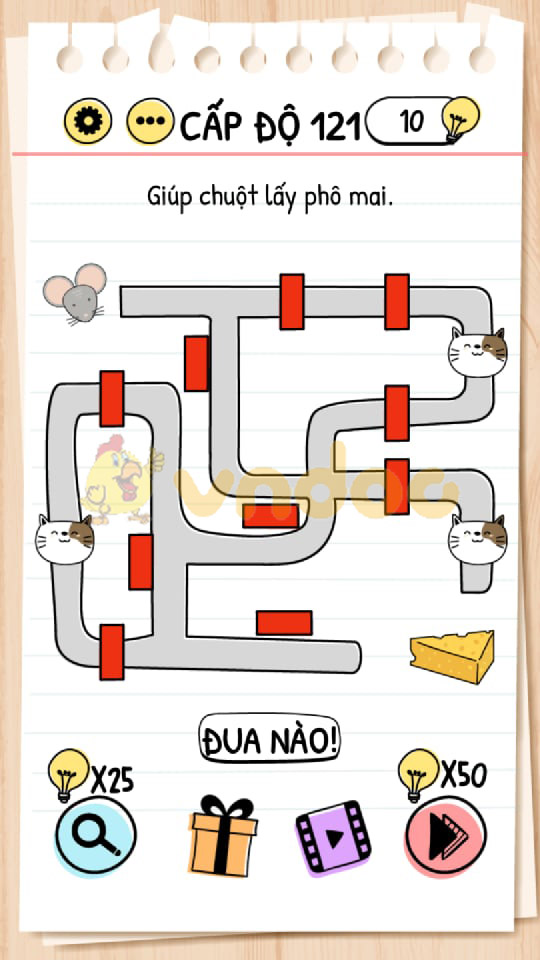 Đáp án Brain Test