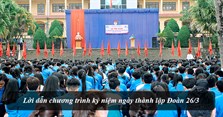 Lời dẫn chương trình kỷ niệm ngày thành lập Đoàn 26/3