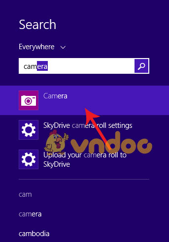 Cách mở camera laptop