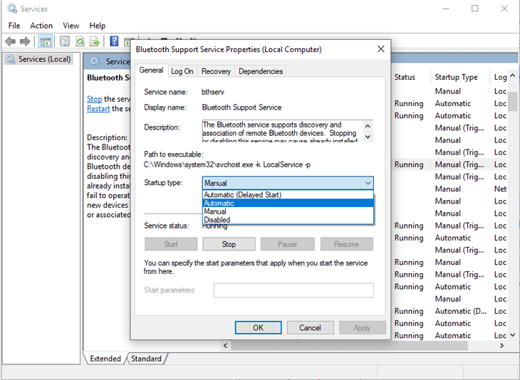 Chọn Automatic. Nhấn OK. Chọn Automatic. Nhấn OK.