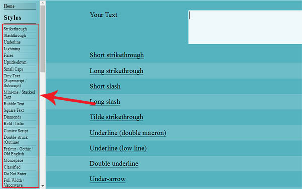 Đổi font chữ facebook