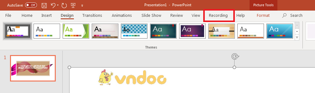 Cách ghi âm, ghi hình bài thuyết trình trong PowerPoint 2010