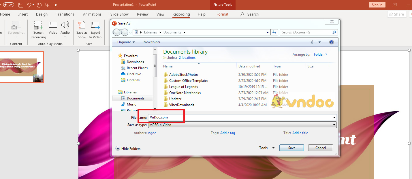 Cách ghi âm, ghi hình slide PowerPoint 2010