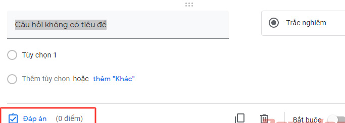 Hướng dẫn tạo bài trắc nghiệm online có chấm điểm trực tiếp