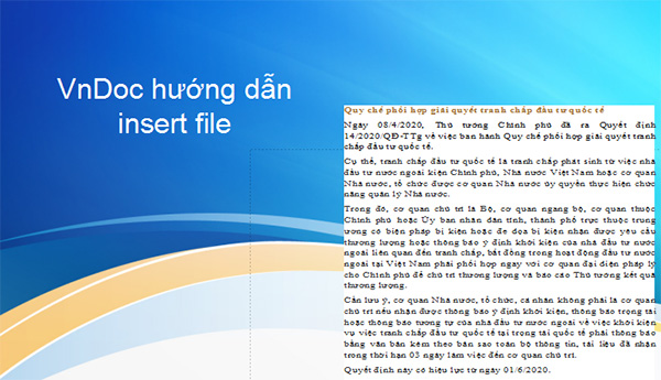 Cách chèn file vào powerpoint