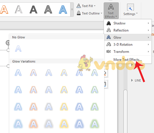 Tạo hiệu ứng text trong ppt