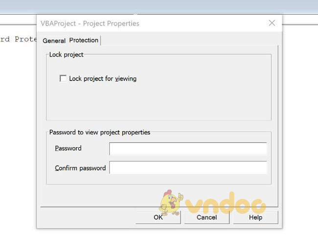 Cách cài pass excel