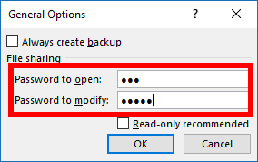 Đặt pass cho file Excel 2010