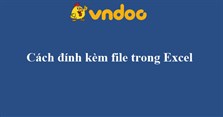 Cách đính kèm file trong Excel