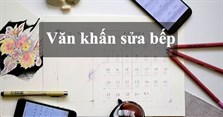 Văn khấn sửa bếp