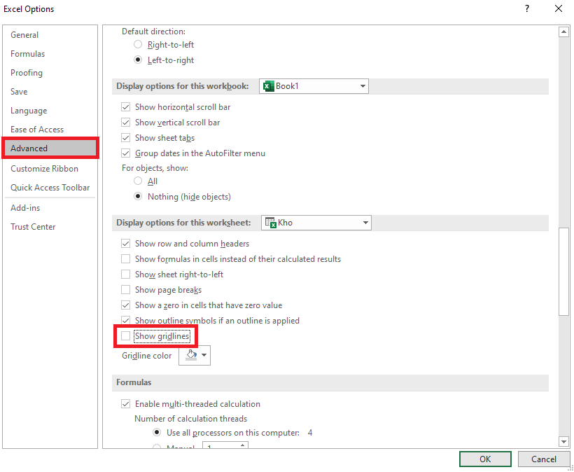 Cách xóa định dạng bảng trong Excel