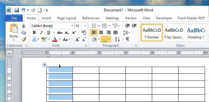 Cách bôi đen cột nhanh