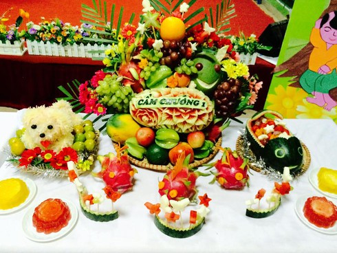 Mâm ngũ quả trung thu
