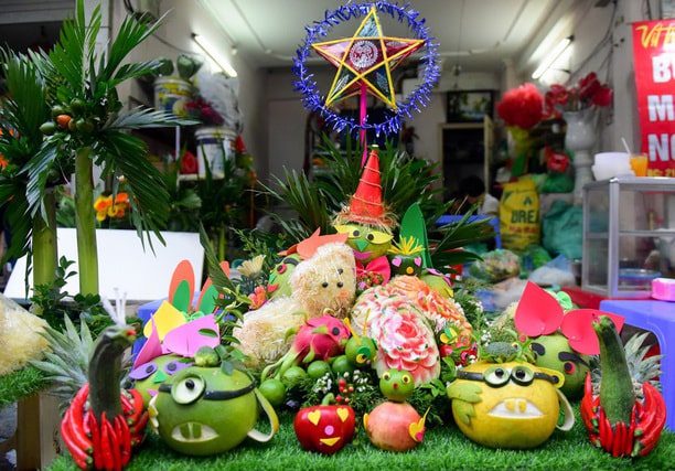 Mâm ngũ quả trung thu