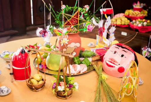 Mâm ngũ quả trung thu