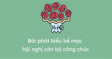 Diễn văn bế mạc hội nghị cán bộ công chức