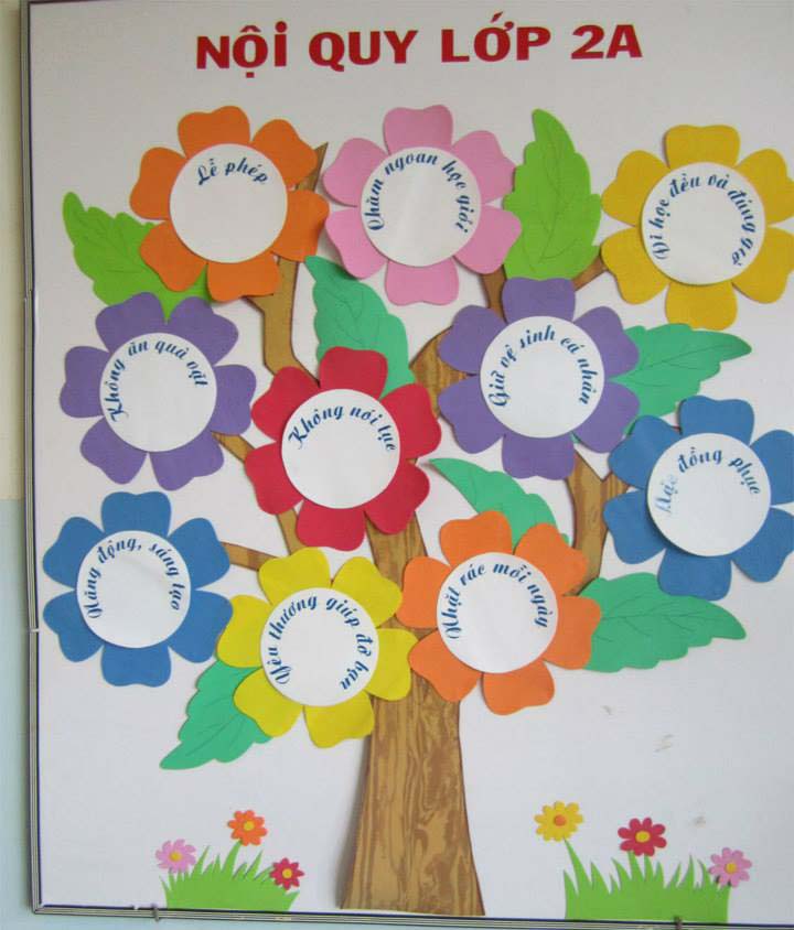 Mẫu trang trí lớp học