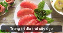 Trang trí đĩa trái cây đẹp