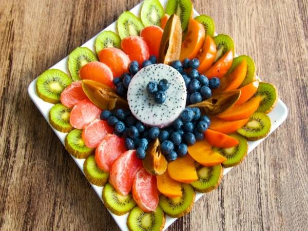 Trang trí đĩa trái cây đẹp
