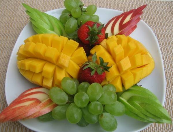 Trang trí đĩa trái cây đẹp