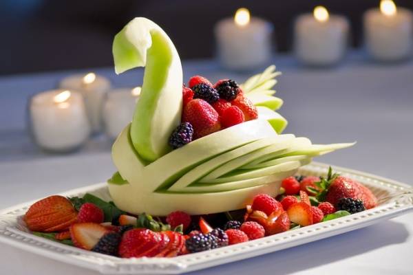 Trang trí đĩa trái cây đẹp