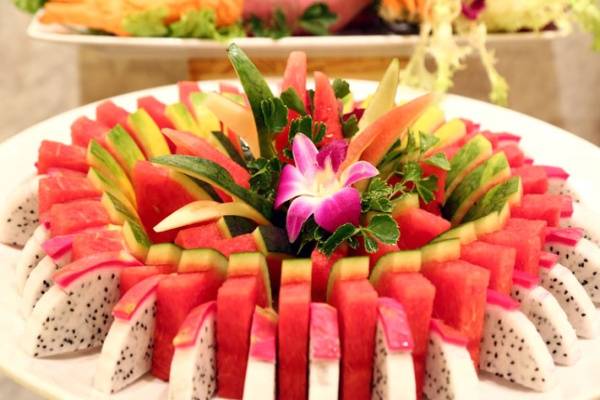 Trang trí đĩa trái cây đẹp