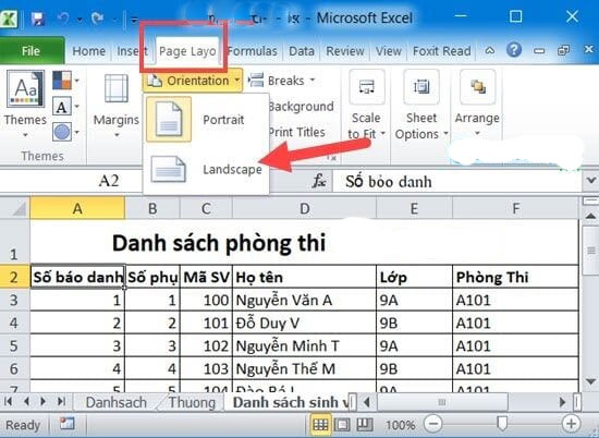 Cách in Excel trên 1 trang giấy A4