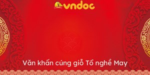 Văn khấn cúng giỗ Tổ nghề May