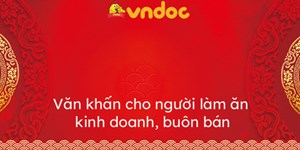 Văn khấn cho người làm ăn, kinh doanh buôn bán