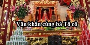 Văn khấn cúng bà Tổ cô