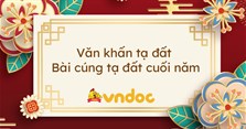 Văn khấn tạ đất - Bài cúng tạ đất cuối năm