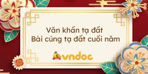 Văn khấn tạ đất - Bài cúng tạ đất cuối năm