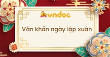 Văn khấn ngày lập xuân
