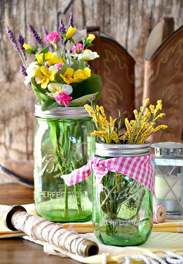 Cách cắm hoa tròn lọ thủy tinh