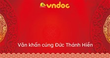 Văn khấn cúng Đức Thánh Hiền