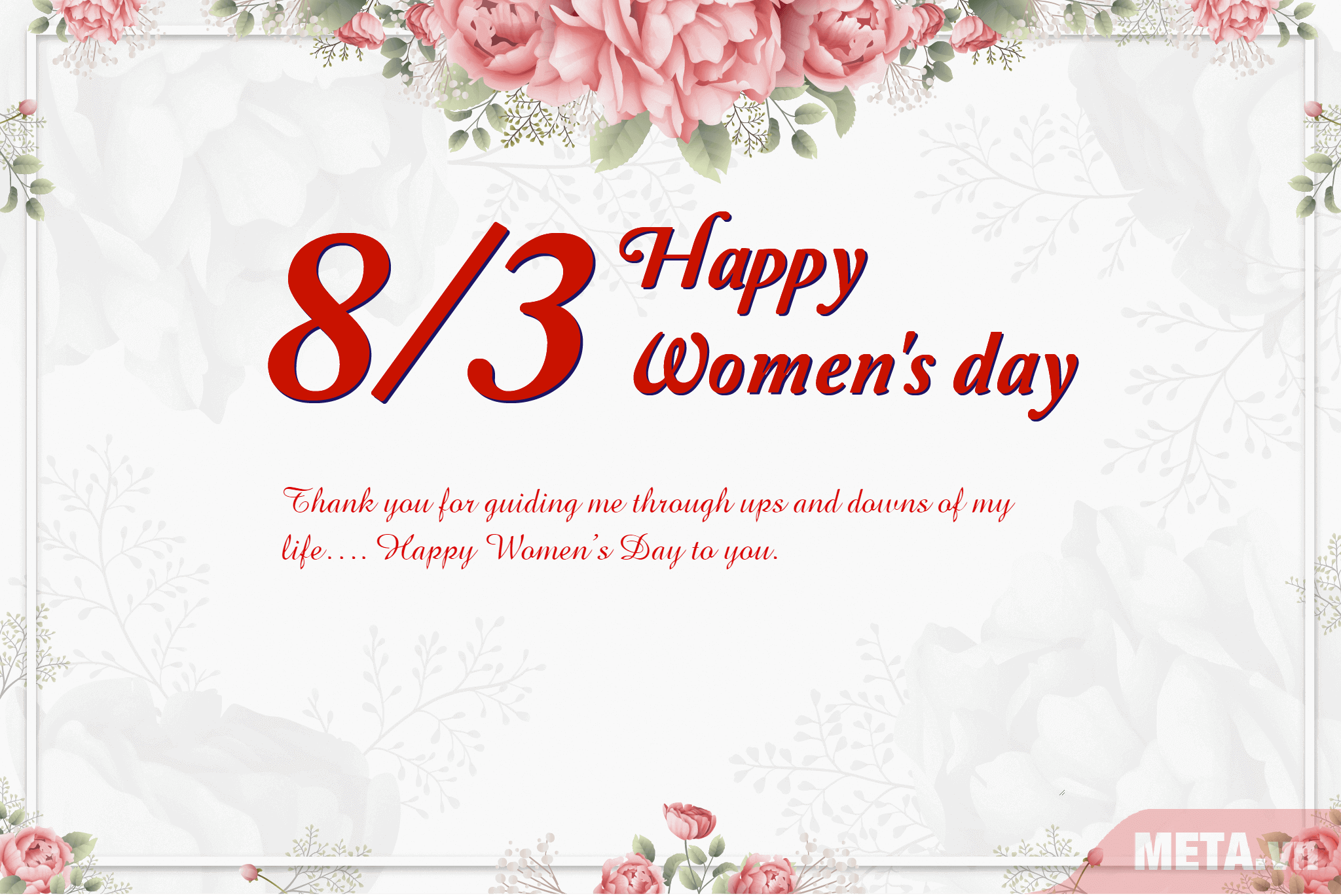 Lời chúc 8/3 cho cô giáo bằng tiếng Anh