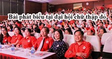Bài phát biểu tại đại hội chữ thập đỏ