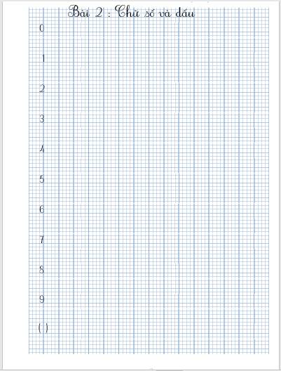 Vở luyện viết chữ cho học sinh chuẩn bị vào lớp 1