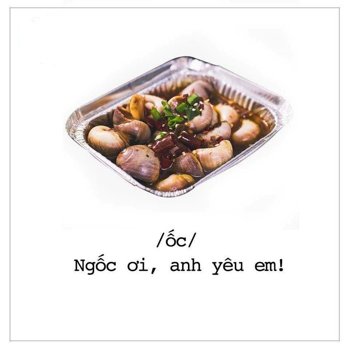 Stt thả thính bằng món ăn