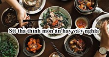 Stt thả thính món ăn hay và ý nghĩa