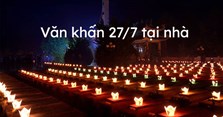 Văn khấn 27/7 tại nhà và nghĩa trang