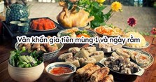 Văn khấn gia tiên mùng 1 và ngày rằm